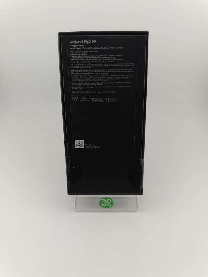 Samsung Galaxy Z Flip 3 5G Unlocked 128GB SM-F711U Black