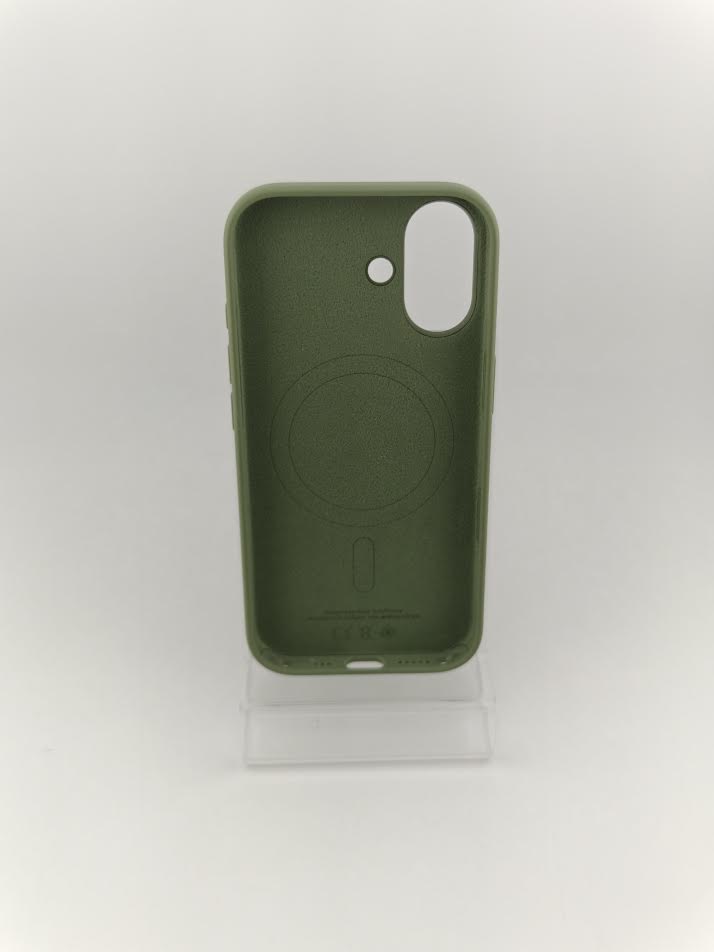 Apple - iPhone 17 Silicone Case with MagSafe - Light Moss