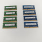 4GB 1Rx8 PC3-2400T DDR3 1600MHz SODIMM Laptop Memory Lot of 8 Mixed Brands