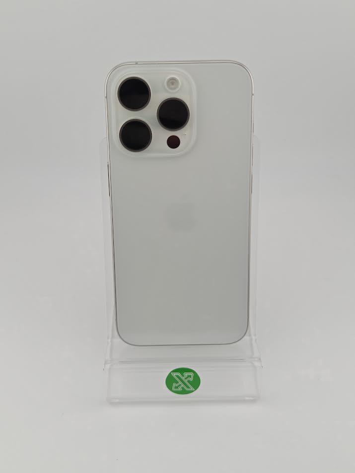 Apple iPhone 15 Pro 256GB Unlocked eSim Only A2848 White Titanium Very Good