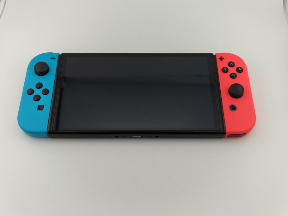 Nintendo Switch OLED 64GB Neon Red and Neon Blue Excellent