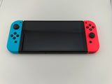 Nintendo Switch OLED 64GB Neon Red and Neon Blue Excellent