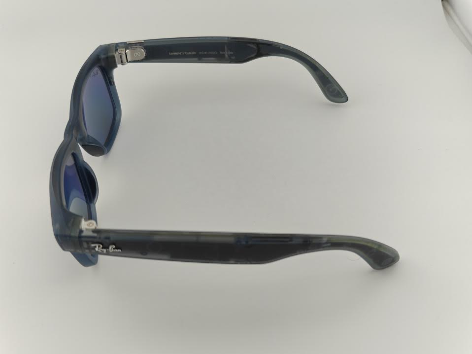 Ray-Ban Meta Wayfarer (Gen 1), Matte Jeans Transparent / Dusty Blue Excellent