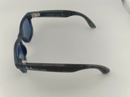 Ray-Ban Meta Wayfarer (Gen 1), Matte Jeans Transparent / Dusty Blue Excellent
