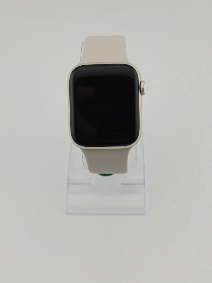 Apple Watch SE 2nd Gen 44mm Starlight Aluminum Case with Starlight Sport Band A2723 GPS Only MNTD3LL/A