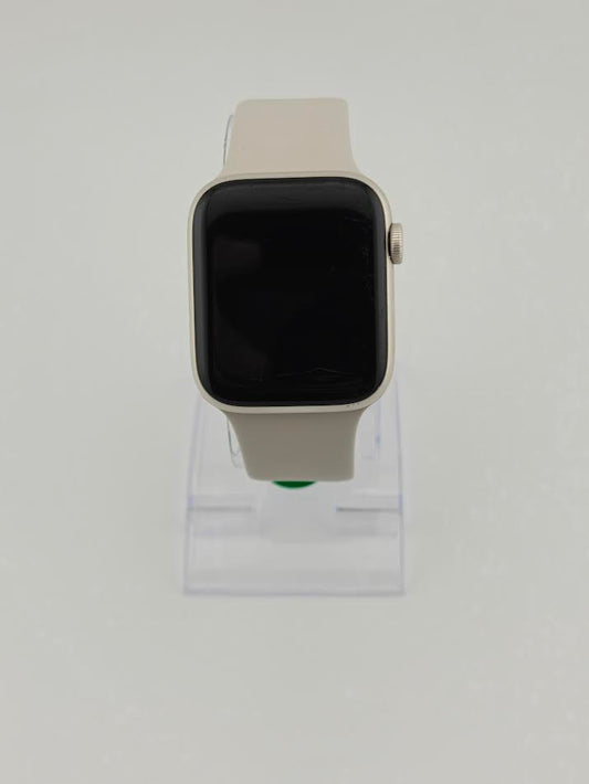 Apple Watch SE 2nd Gen 44mm Starlight Aluminum Case with Starlight Sport Band A2723 GPS Only MNTD3LL/A