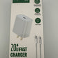 BuyBackX 20W Fast Charger C-to-C Set