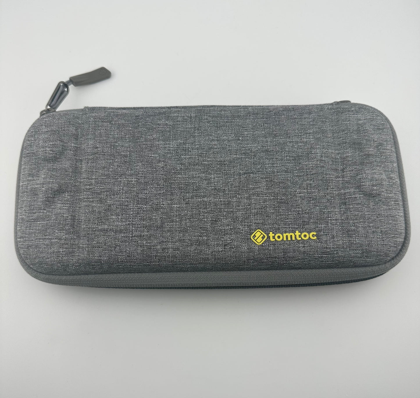tomtoc Gray Padded Canvas Carrying Case for Nintendo Switch Console