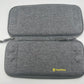 tomtoc Gray Padded Canvas Carrying Case for Nintendo Switch Console