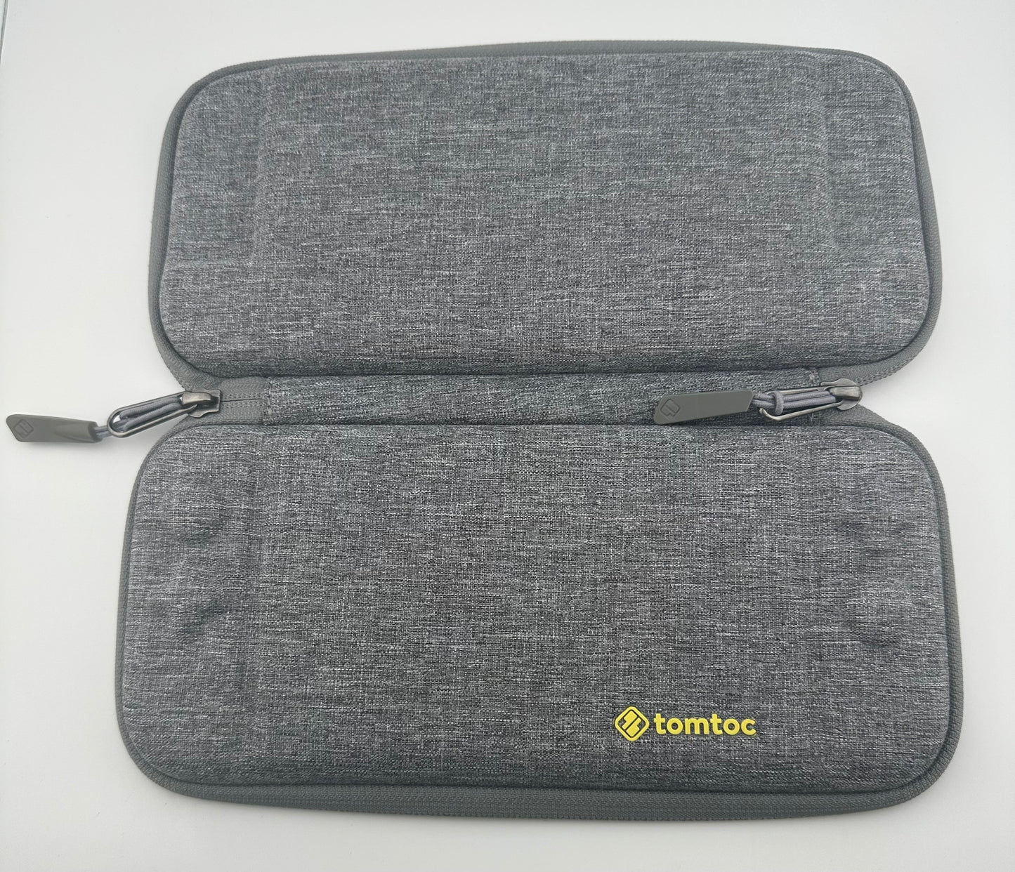 tomtoc Gray Padded Canvas Carrying Case for Nintendo Switch Console