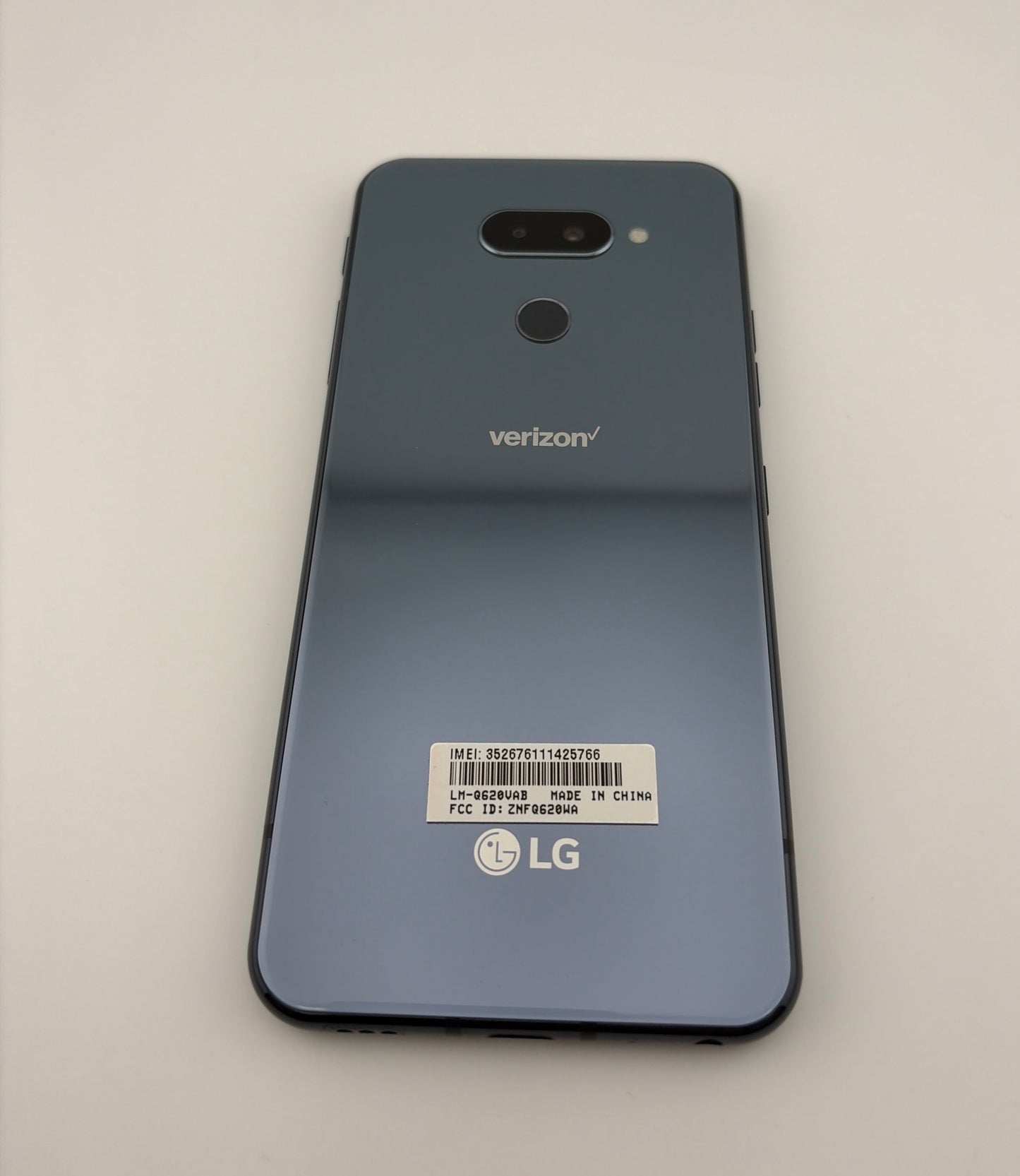 LG Q70 Verizon LMQ620VAB Mirror Black Good