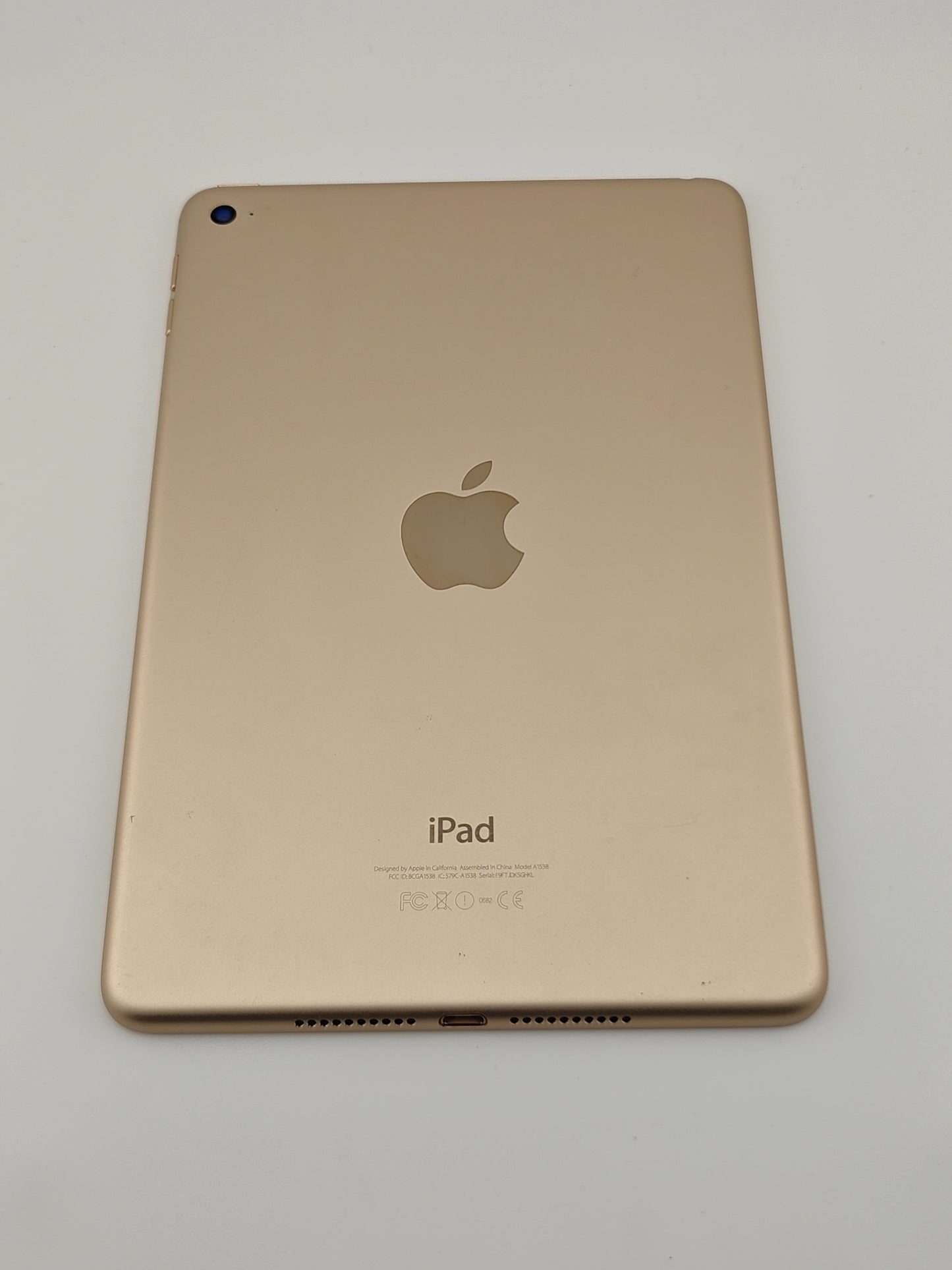 Apple iPad Mini 4 128GB (4th Gen) WiFi A1538 Gold Good