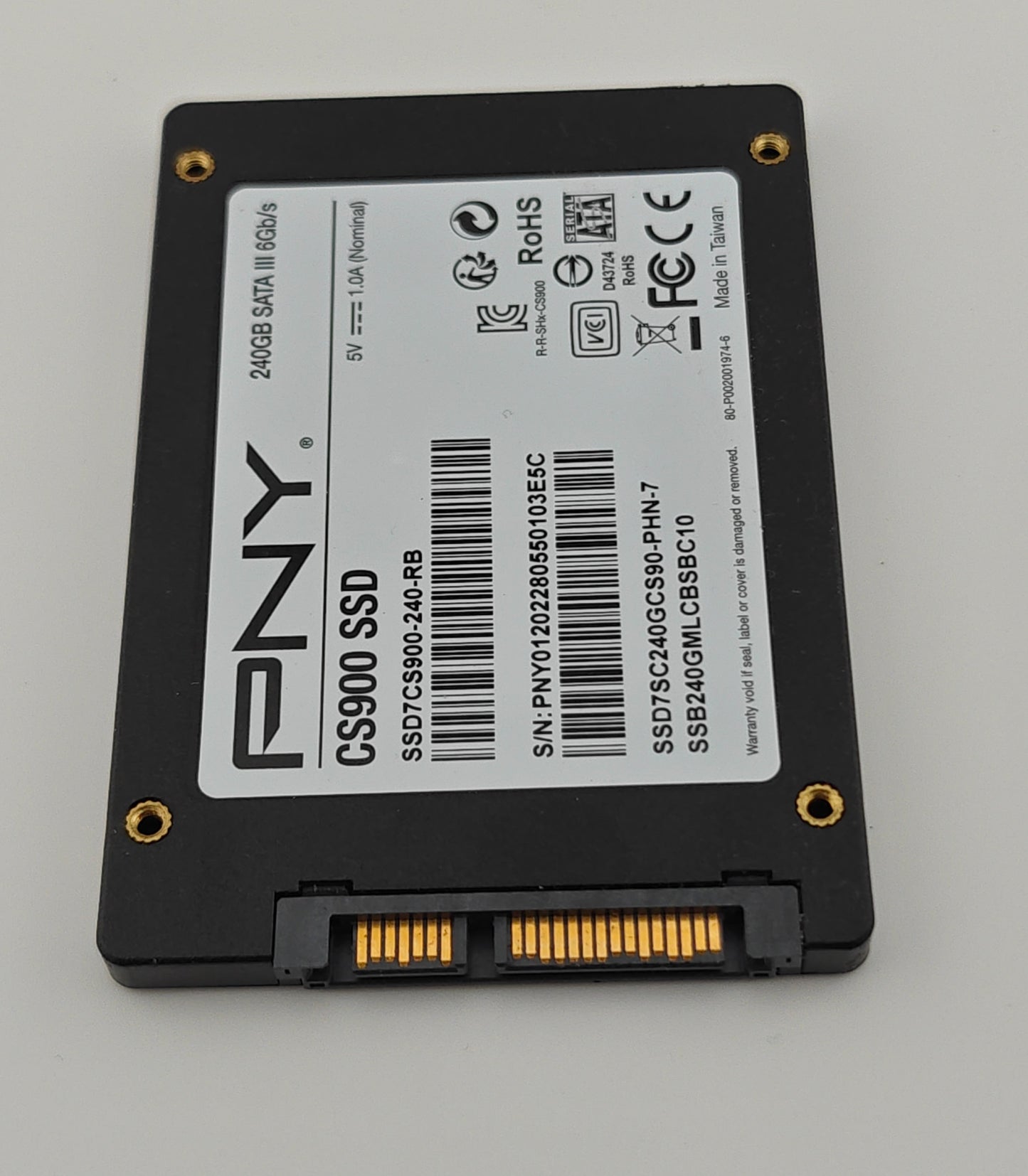PNY CS900 240GB 2.5'' SATA III SSD 6Gb/s Solid State Hard Drive