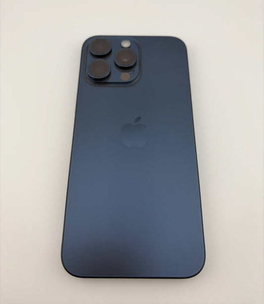Apple iPhone 15 Pro Max 256GB Unlocked eSim Only A2849 MU693LL/A Blue Titanium Used