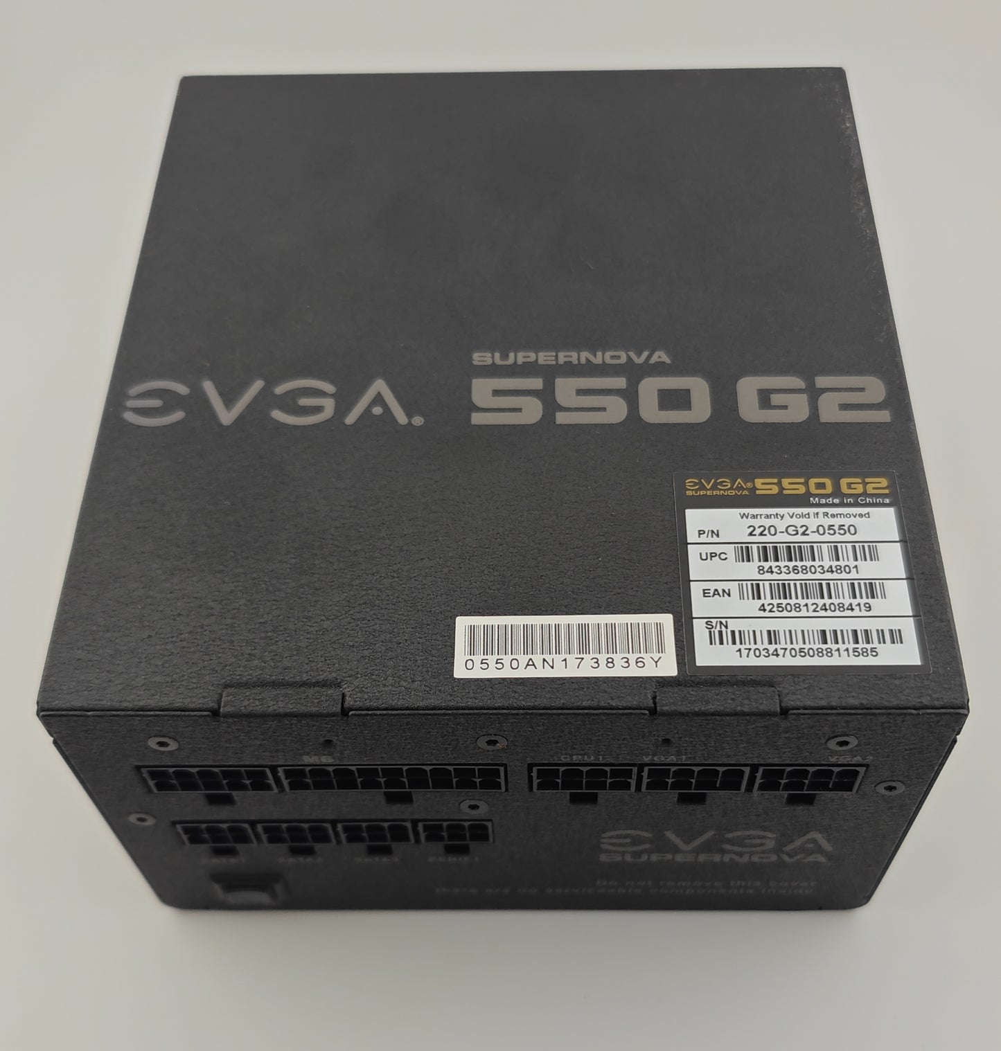 EVGA SuperNOVA 550 G2 550 W 24 Pin ATX Desktop Power Supply 220-G2-0550