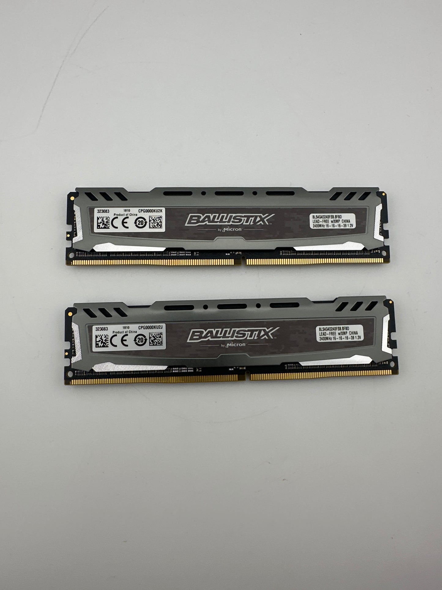 Micron Ballistix Sport 8GB (2 x 4GB) DDR4 2400MHz RAM Silver BLS4G4D240FSB.8FBD Excellent