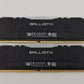 Crucial Ballistix 32GB (2 x 16GB) PC4-28800 DDR4-3600 Memory BL2K16G36C16U4B Black BL2K16G36C16U4B Excellent