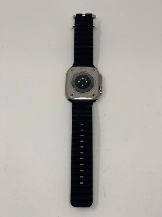 Apple Watch Ultra 2 49MM Titanium Case With Black Ocean Band A2986 GPS Cellular