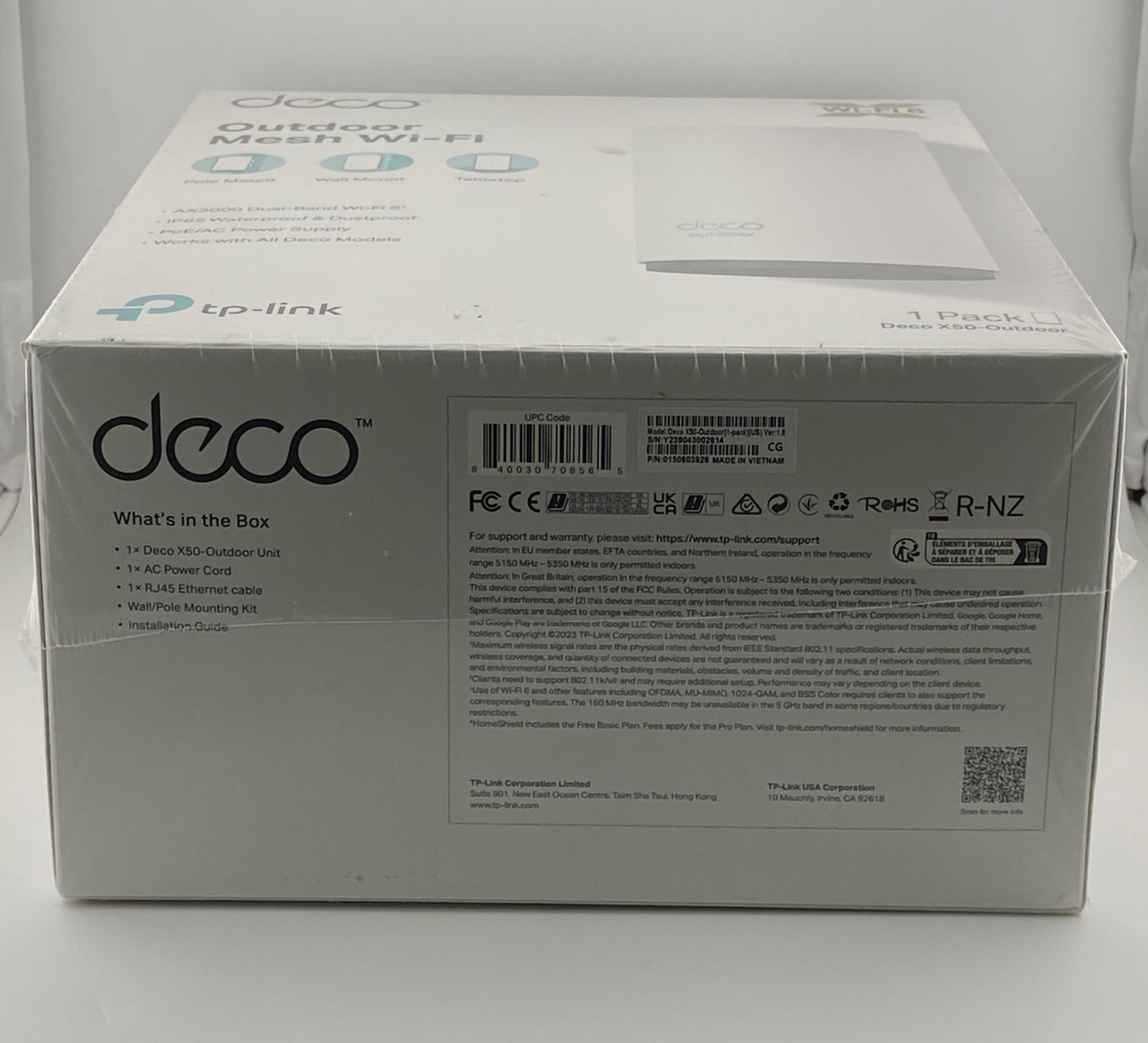 TP-Link Deco X50-Outdoor White New