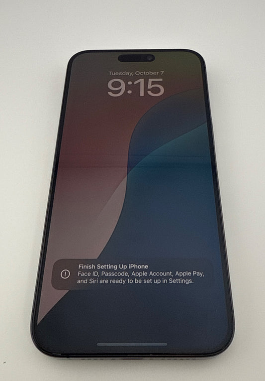 Apple iPhone 15 Pro Max 512GB Unlocked eSim Only A2849 Black Titanium MU6A3LL/A