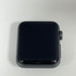 Apple Watch Series 3 38mm Space Gray Aluminum Case with White Sport Band MQKV2LL/A GPS Only