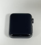 Apple Watch Series 3 38mm Space Gray Aluminum Case with White Sport Band MQKV2LL/A GPS Only