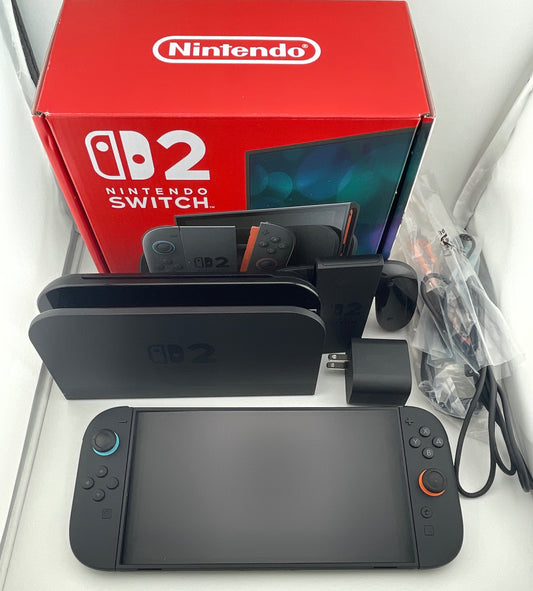 Nintendo Switch 2 256GB Gaming Console with Red Blue Joy-Cons Excellent