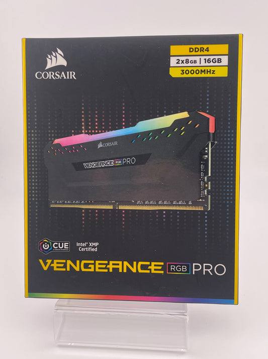Corsair VENGEANCE RGB PRO 16GB (2 x 8GB) DDR4 DRAM 3000MHz C15 Memory Kit New