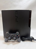 Sony Playstation 3 Slim 500GB PS3 Console Black CECH-3001B Good