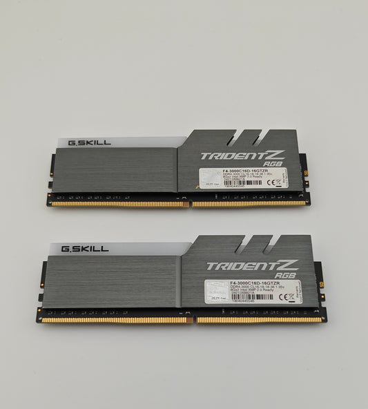 G.SKILL TridentZ RGB 16GB (2 x 8GB) RAM DDR4 3000 (PC4 24000) Memory F4-3000C16D-16GTZR