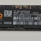 Samsung 970 EVO SSD 500gb MZ-V7E500 NVMe M.2 Internal Solid State Drive