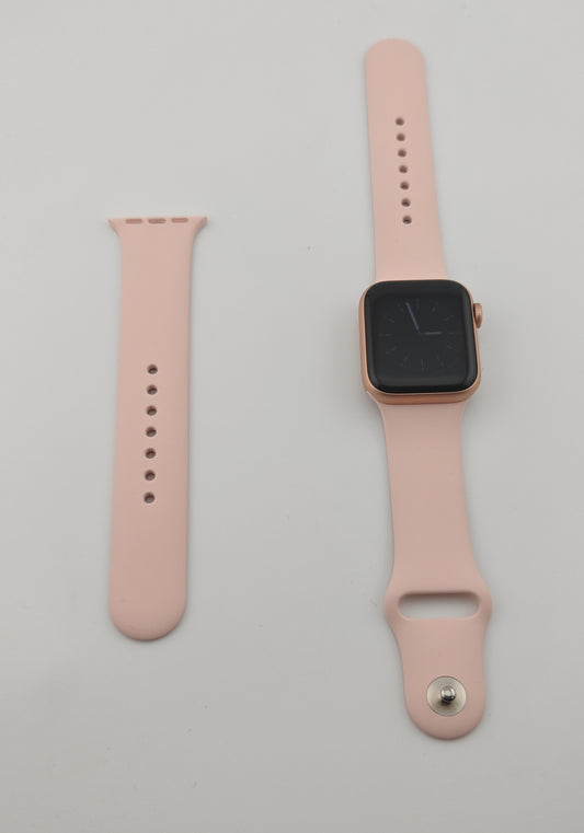 Apple Watch Series 5 40mm Gold Aluminum Pink Sport Band GPS Cellular