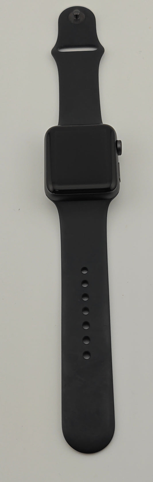 Apple Watch Series 3 42mm Space Gray Aluminum Black Sport Band GPS Cellular