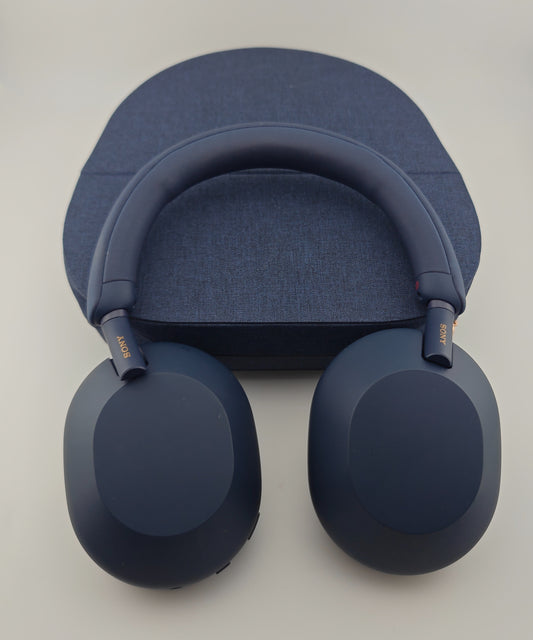 Sony WH-1000XM5 Headphones Midnight Blue Excellent