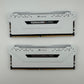 Corsair Vengeance RGB Pro DDR4 16GB (2 X 8GB) 3200MHz CMW16GX4M2C3200C16W White CMW16GX4M2C3200C16W Excellent