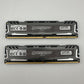 Micron Ballistix Sport 8GB (2 x 4GB) DDR4 2666MHz RAM Silver BLS4G4D26BFSB.8FB Excellent