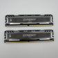 Micron Ballistix Sport 8GB (2 x 4GB) DDR4 2400MHz RAM Silver BLS4G4D240FSB.8FBD Excellent