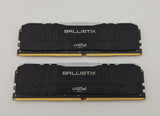 Crucial Ballistix 32GB (2 x 16GB) PC4-28800 DDR4-3600 Memory BL2K16G36C16U4B Black BL2K16G36C16U4B Excellent