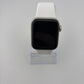 Apple Watch SE 2nd Gen 40mm Starlight Aluminum Case with White Sport Band A2722 GPS Only