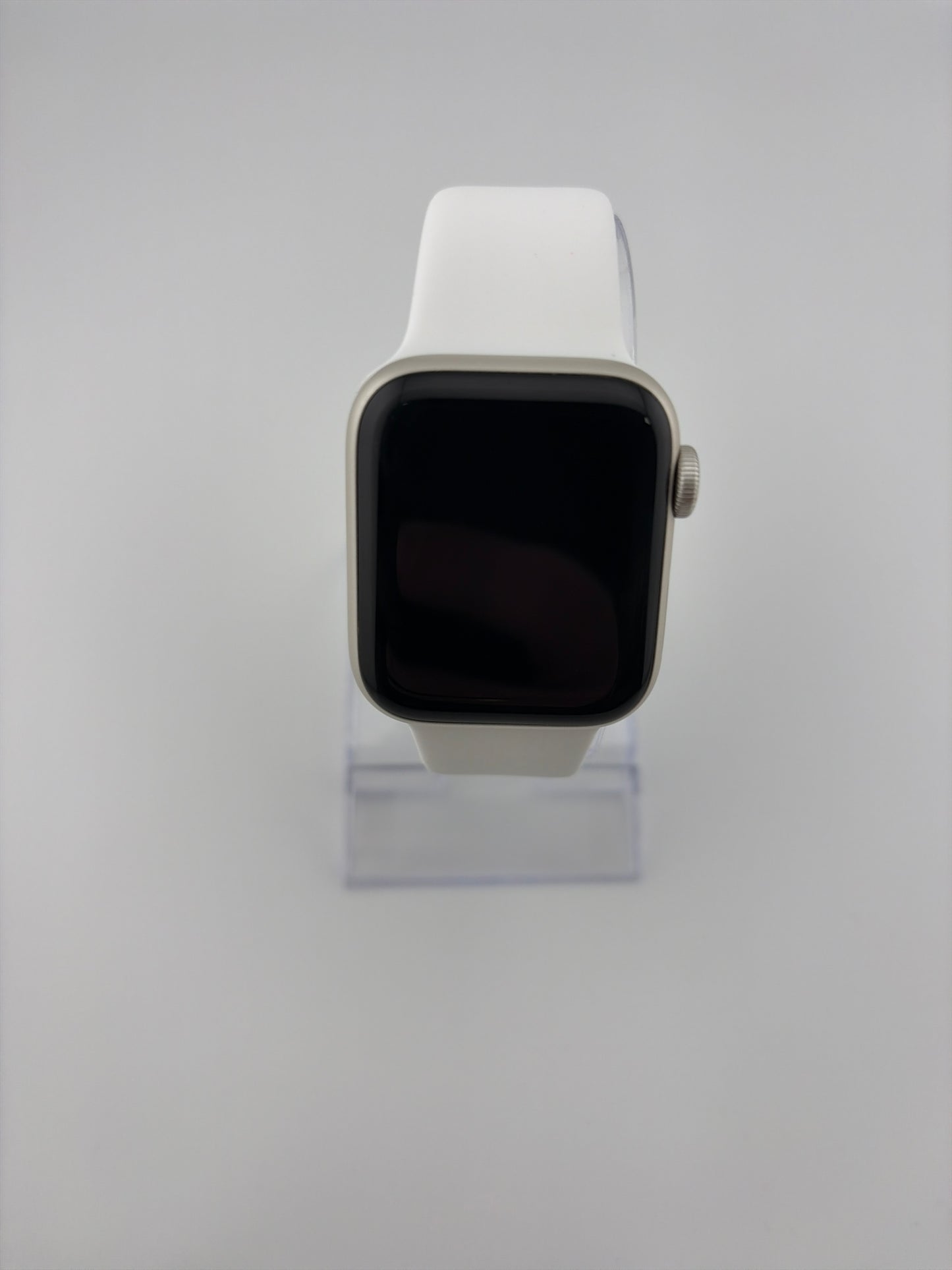 Apple Watch SE 2nd Gen 40mm Starlight Aluminum Case with White Sport Band A2722 GPS Only