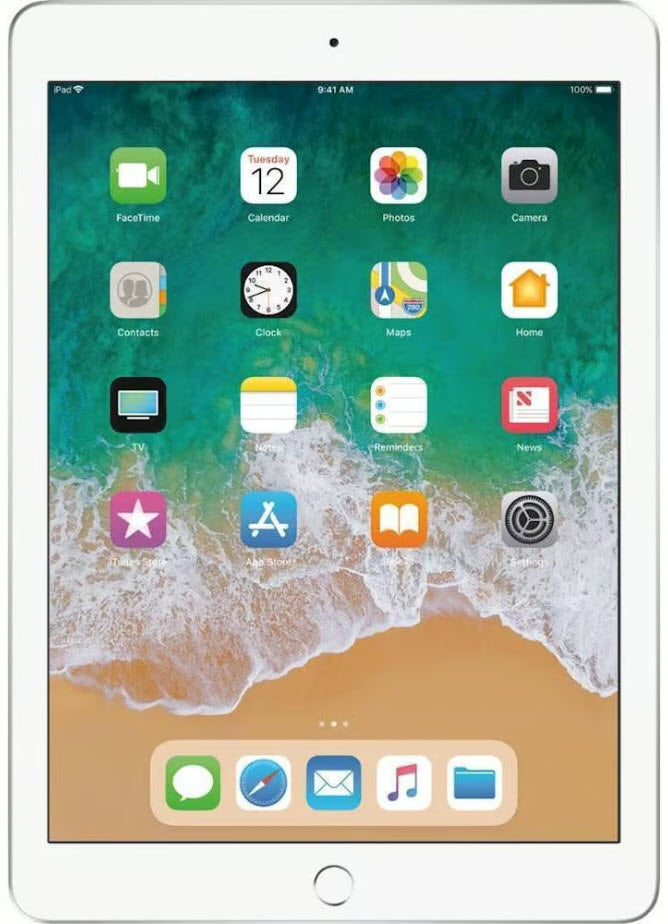 iPad 5th Generation 9.7in 32GB Silver (WiFi) - The BuyBackWorld Store