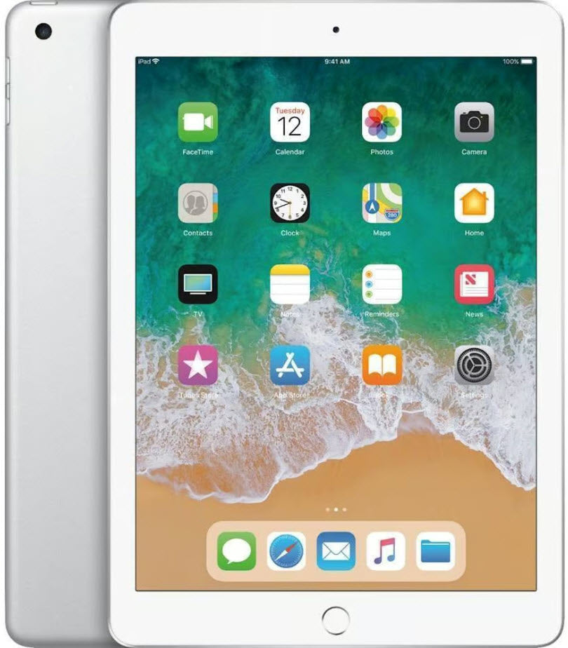 iPad 5th Generation 9.7in 32GB Silver (WiFi) Refurbished Used