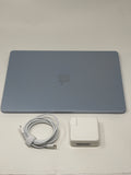 Apple Macbook Air M4 Chip 10-Core 15in 256GB SSD 16GB RAM 10-Core GPU A3241 2025 Sky Blue