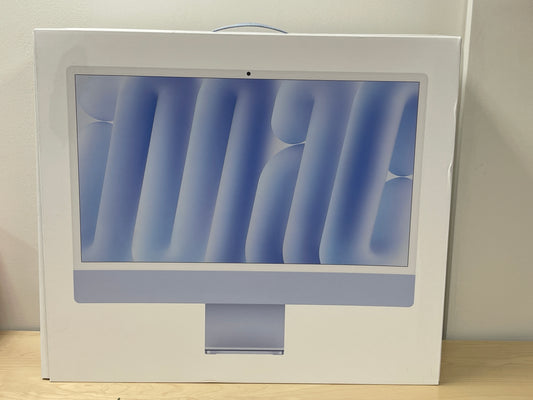 Apple iMac 24in Retina 4.5K M4 8-Core 3.2Ghz 256GB SSD 16GB RAM 8-Core GPU A3247 2024 Blue New