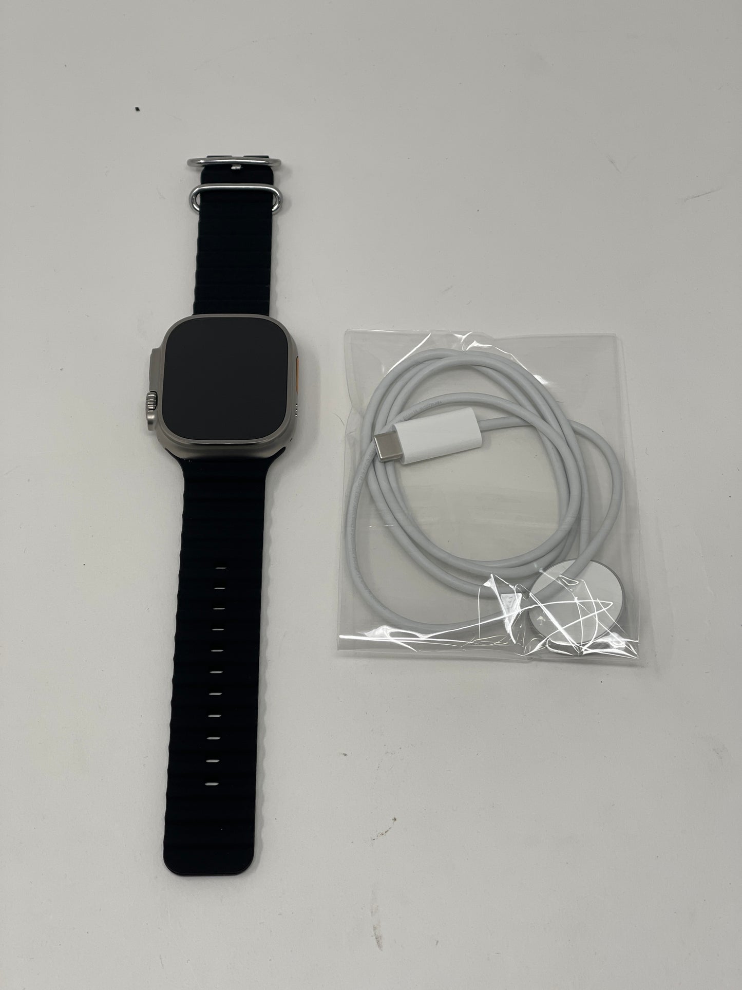 Apple Watch Ultra 2 49MM Titanium Case With Black Ocean Band A2986 GPS Cellular