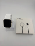 Apple Watch SE 2nd Gen 40mm Starlight Aluminum Case with White Sport Band A2722 GPS Only