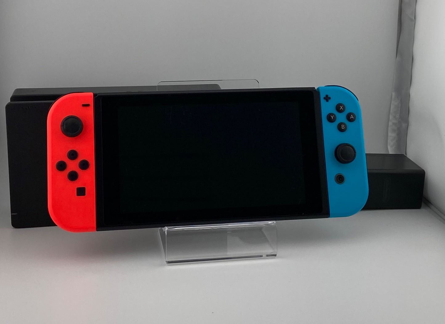 Nintendo Switch 1st Gen with Neon Red Blue Joy-Con HAC-001 New