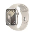 Apple Watch Series 9 45mm Silver Aluminum Case With Light Blush Sport Band GPS Only A2980
