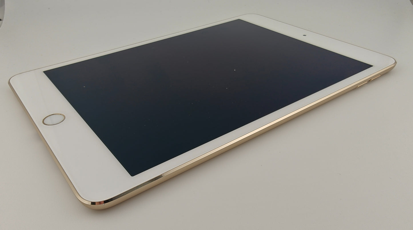 Apple iPad Mini 4 128GB (4th Gen) WiFi A1538 Gold Good
