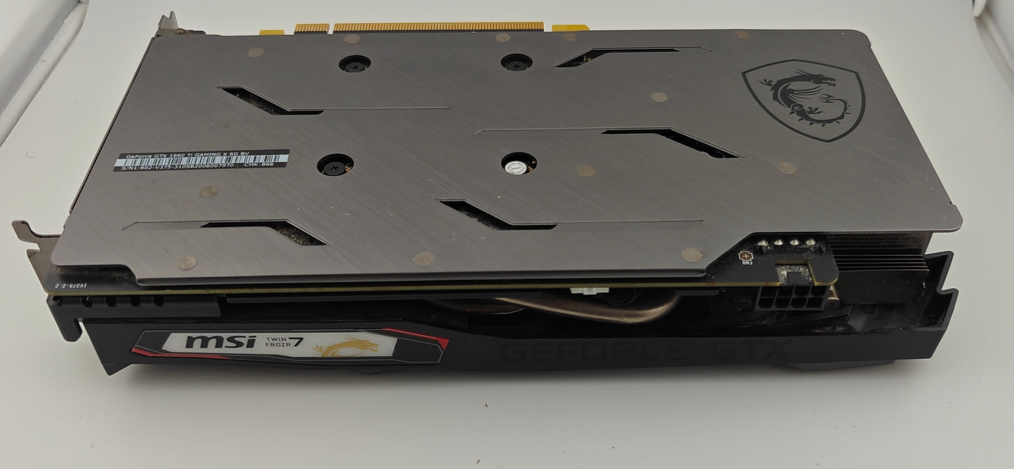 MSI Nvidia GeForce GTX 1660 Ti GAMING X 6GB Graphics Card GPU